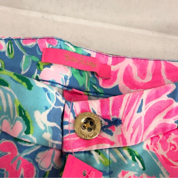 Lily Pulitzer Buttercup Stretch Short - NWT, Size 00, color: Zanzibar Blue - Picture 4 of 10